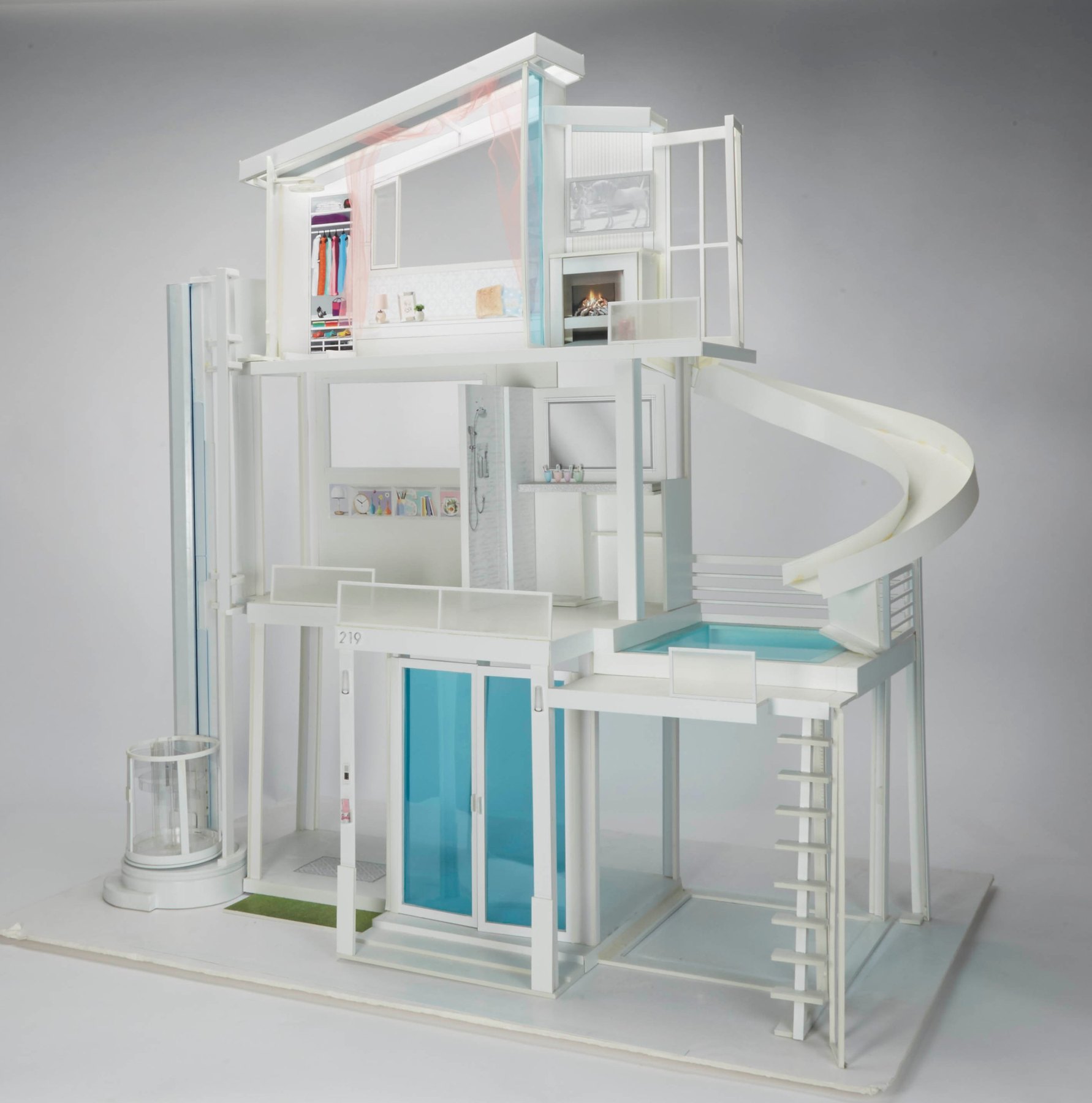 Dreamhouse Generations, 2017–2020 foam-core model, front, image 2