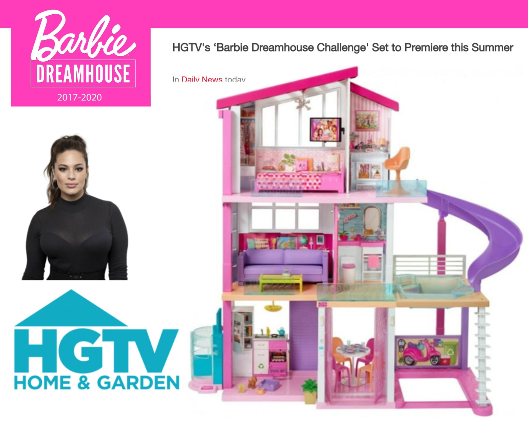 Dreamhouse Generations, Featured on HGTV's Barbie Dreamhouse Challenge, image 2
