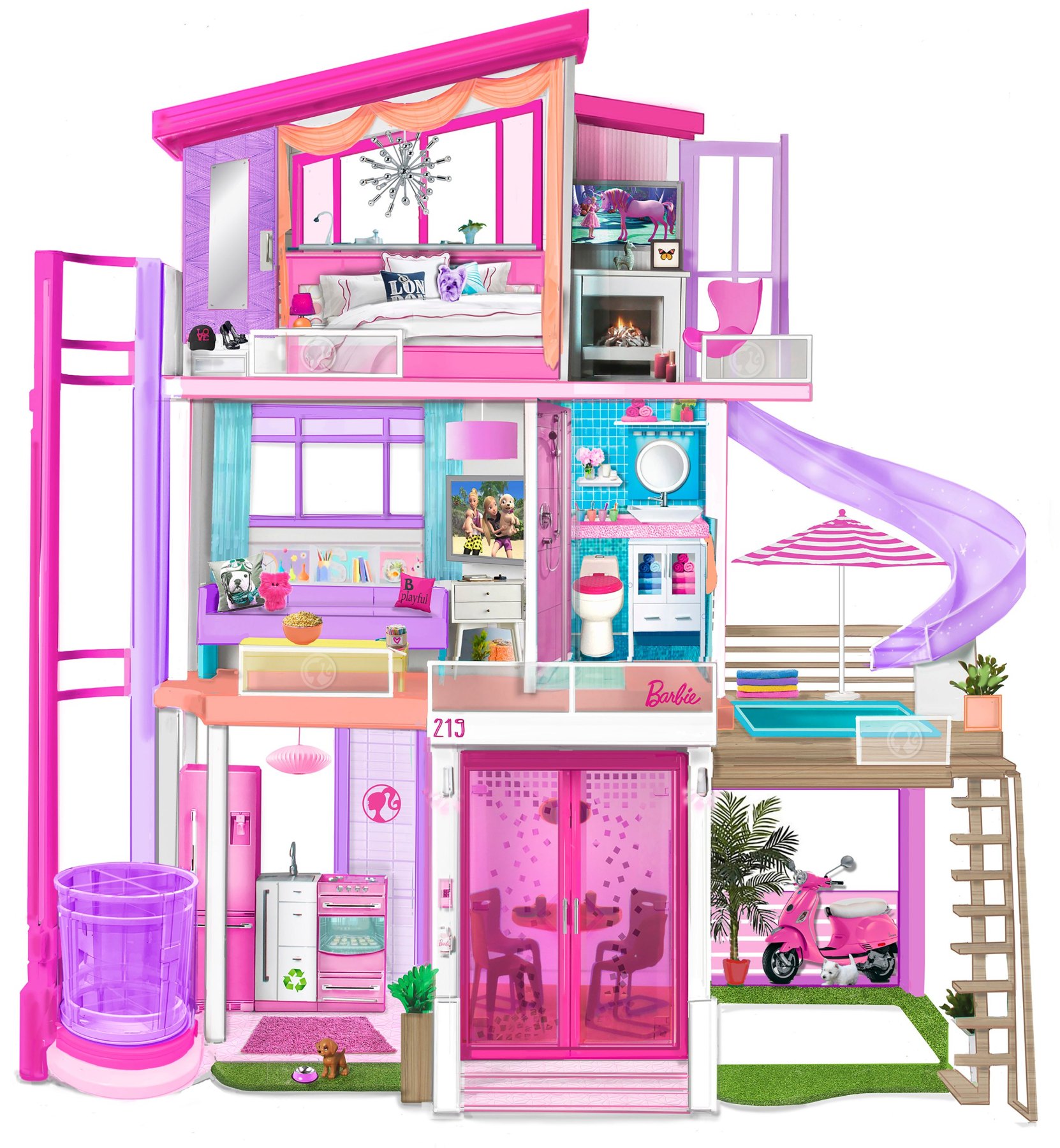Dreamhouse Generations, 2017–2020 Dreamhouse design rendering, image 1
