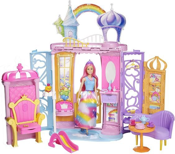 Barbie Dreamtopia, Rainbow Cove castle, finished product, image 1